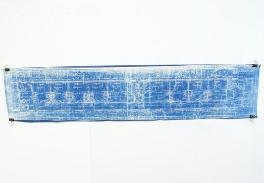 Compartment Car Plan 52-B-99 3523-C 42��� Passenger Train Blueprint