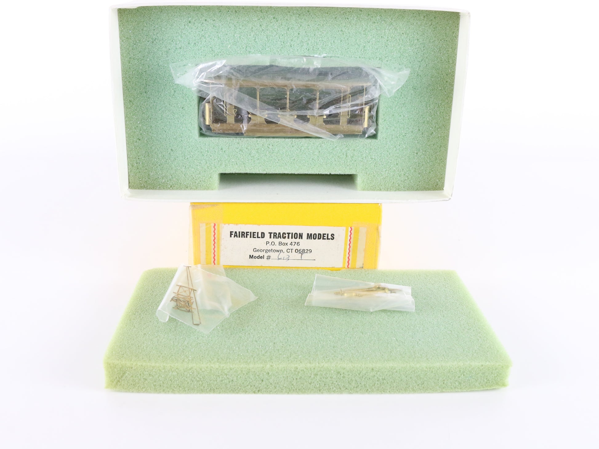 Fairfield Traction HO Brass Street Car Trolly 613t 