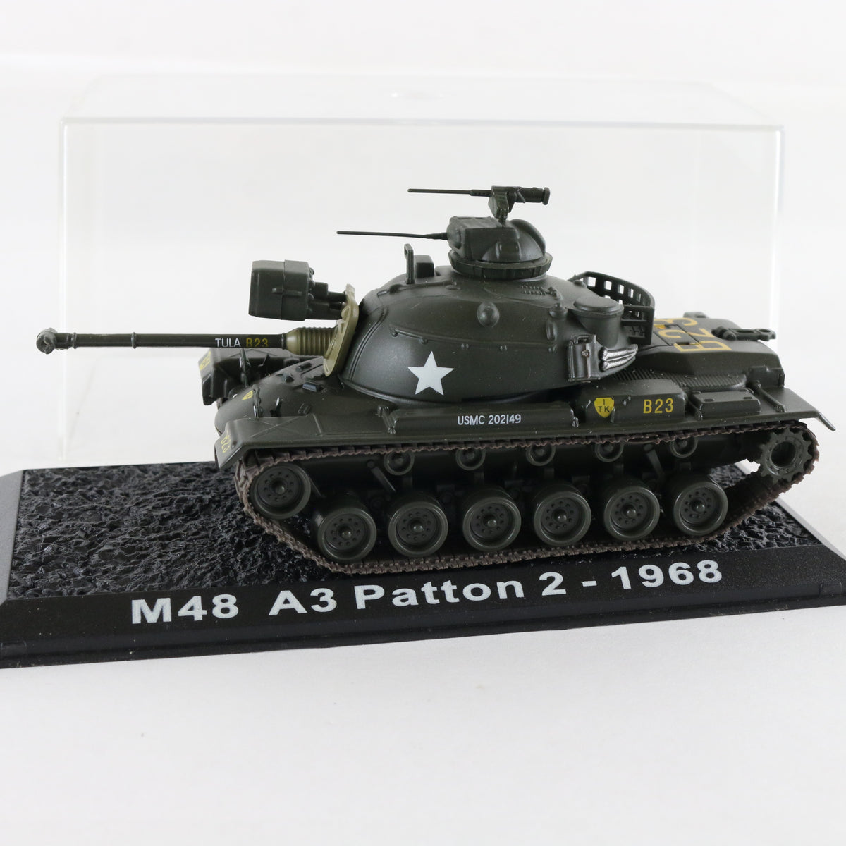 M48 A3 Patton 2 Tank 1968 Amercom 1:72 Metal Military Vehicle