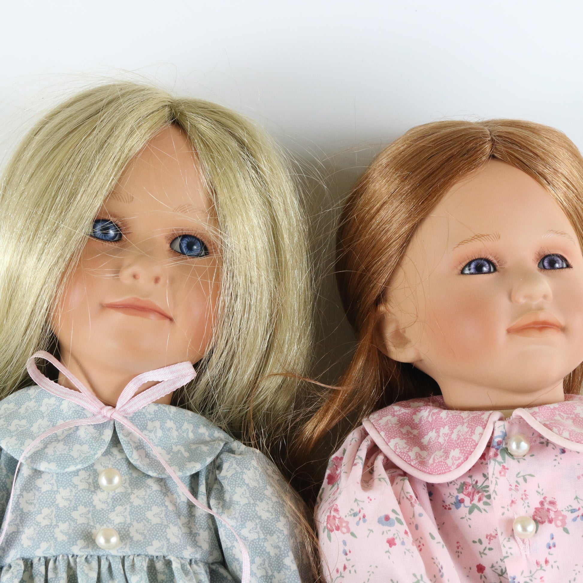 Set Of 2 Wendy & Emily Pamela Erff Masterpiece 21" & 20" Porcelain Dolls 26/1500