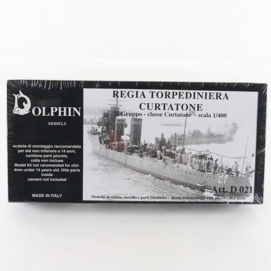 Regia Torpediniera Curtatone Dolphin Sealed Resin Kit Torpedo Boat