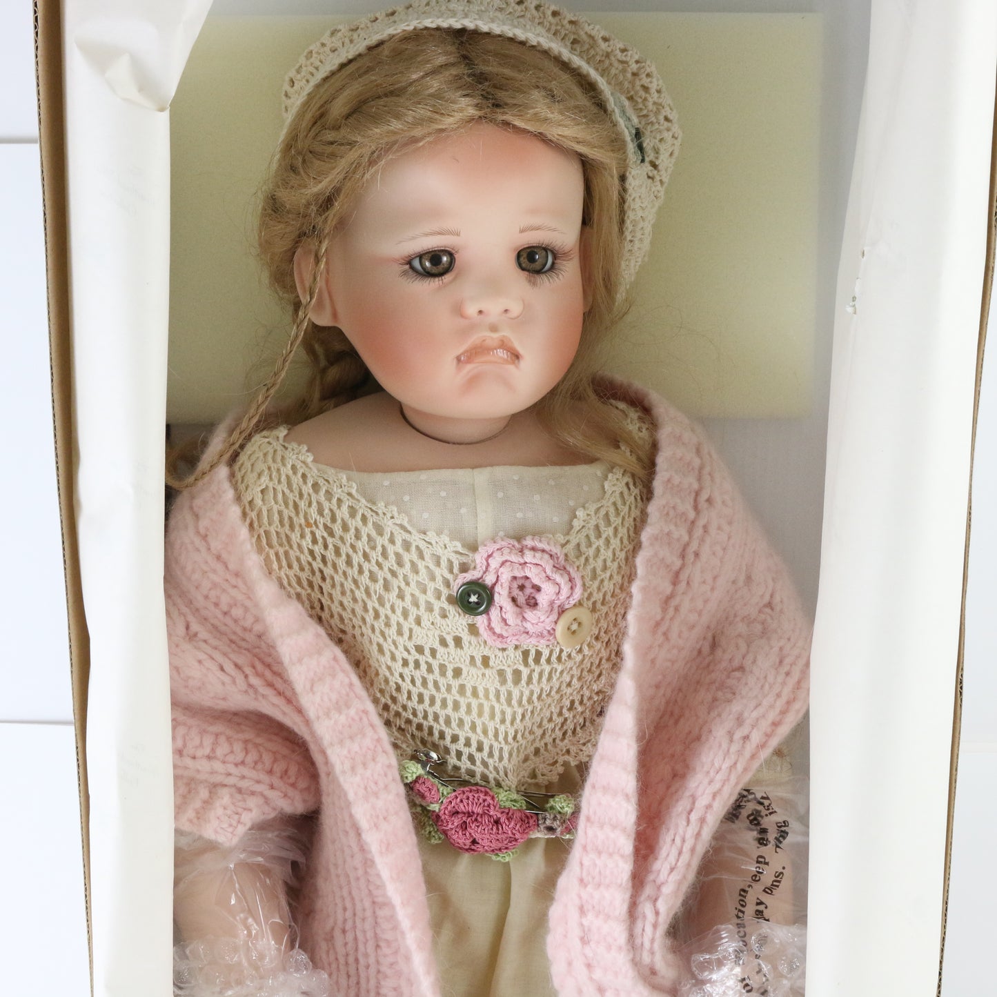 Michelle Linda Valentino Heartland Mint Large 24" Porcelain Doll 17/400