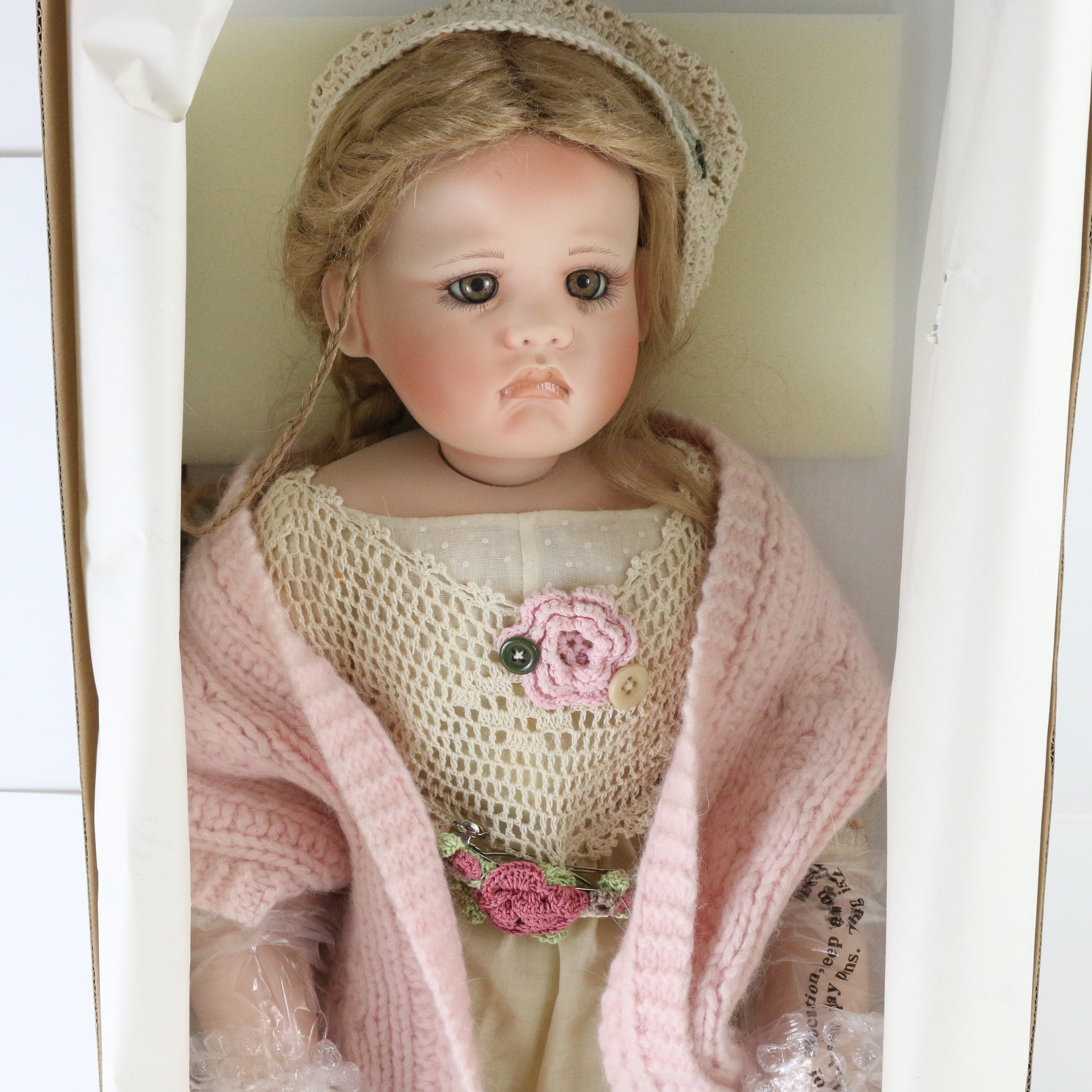 Michelle Linda Valentino Heartland Mint Large 24" Porcelain Doll 17/400