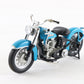 1949 Harley Davidson Hydra-Glide FL Blue Franklin Mint 1:24 Model Motorcycle
