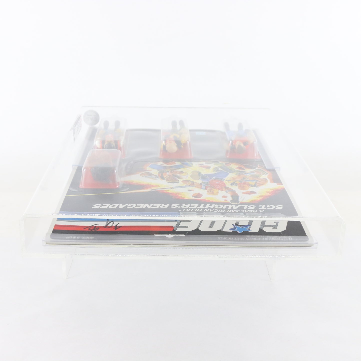 Vintage GI Joe Hasbro Sgt Slaughters Renegades 3.75" Figures CAS 80 Graded 1987