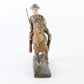 1930s Lineol running horse with riding soldier German cavalry composite toy