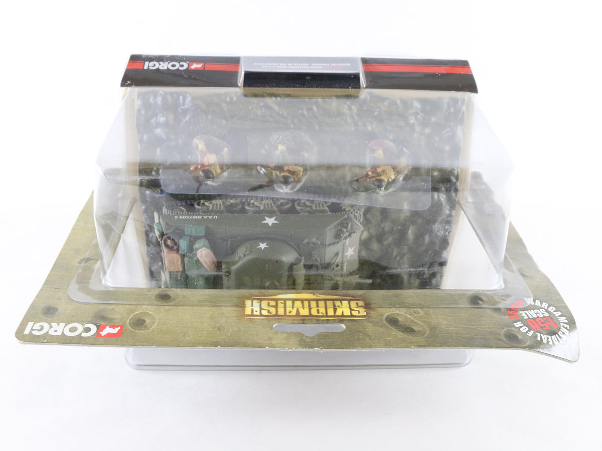 Sherman Tank US Figures Battle The Bulge 1944 Diorama Corgi 1:50 CC51028 Sealed
