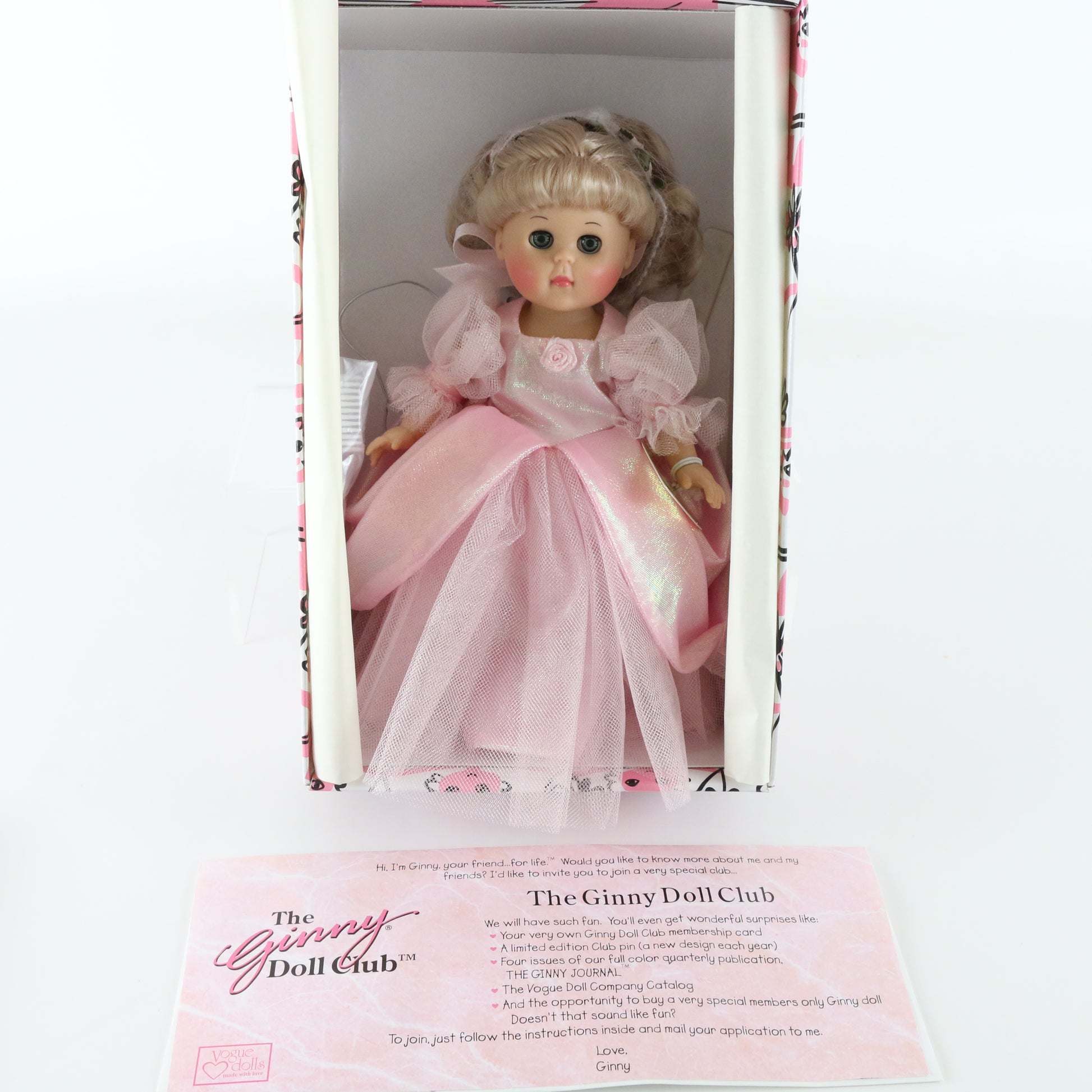 Cinderella Hi Im Ginny Vogue Fashion Leaders 8" Collectible Doll W/ Box