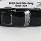 1969 Ford Mustang Boss 429 Black Danbury Mint 1:24 Diecast Model Car
