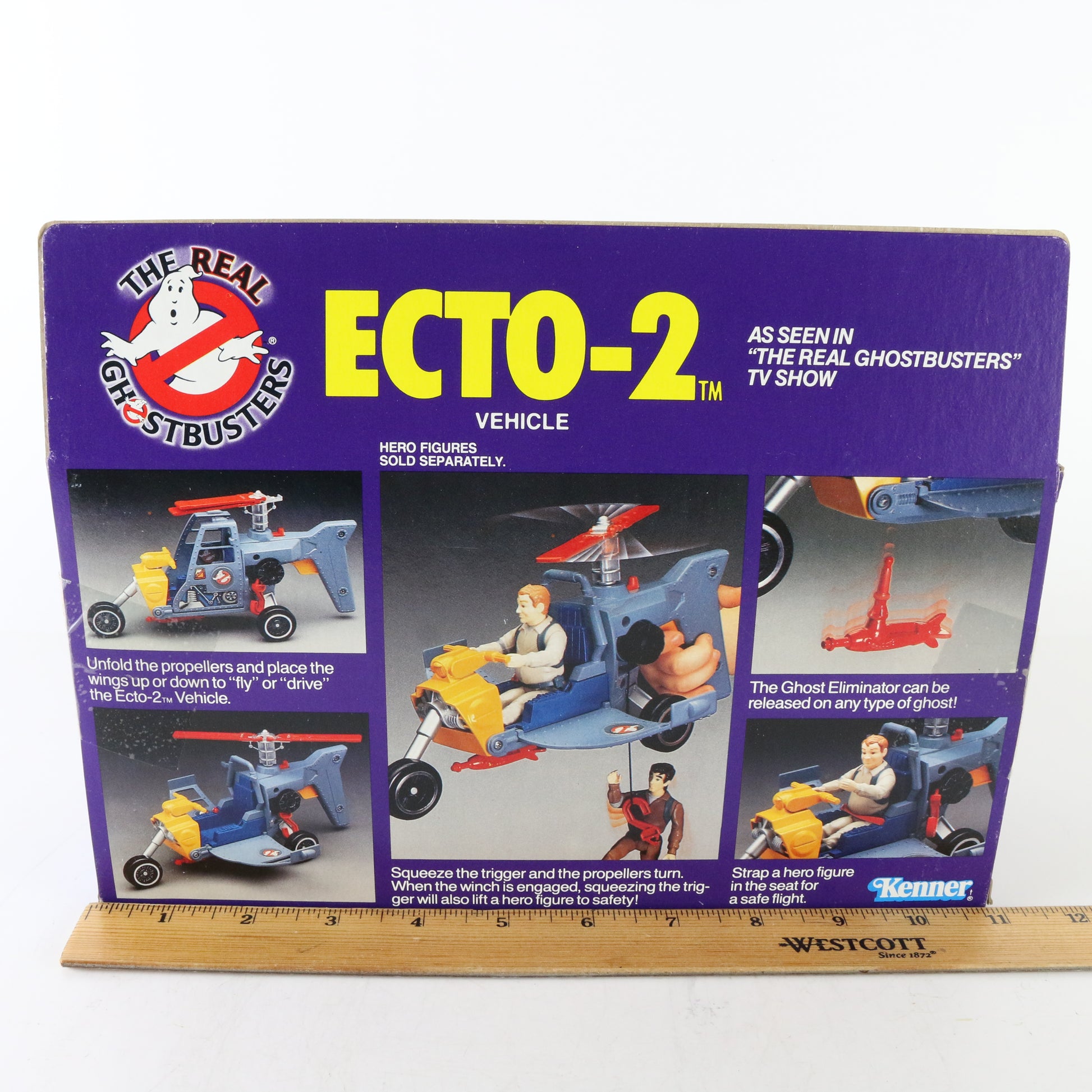 Ghostbusters Ecto-2 Helicopter Flying Vehicle, Kenner 1986