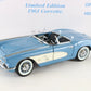 1961 Chevy Corvette Convertible Blue White Limited Danbury Mint 1:24 AS-IS