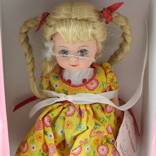 Little Miss Sunshine Soe Madame Alexander Yellow Dress Girl Doll 8" Mx35065