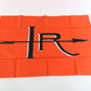 IR Illinois Railway Orange & Black Fabric Train Railroad Flag 2' By 3'