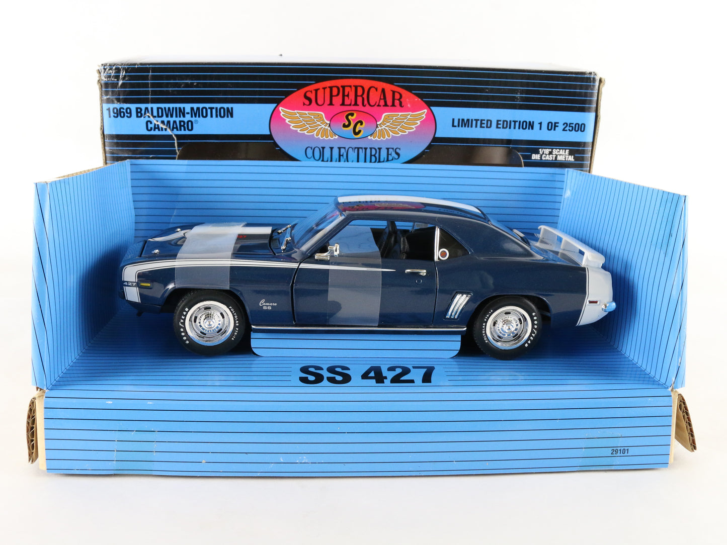 1969 Chevy Camaro Ss427 Baldwin Motion American Muscle Supercar ERTL 1:18 29101