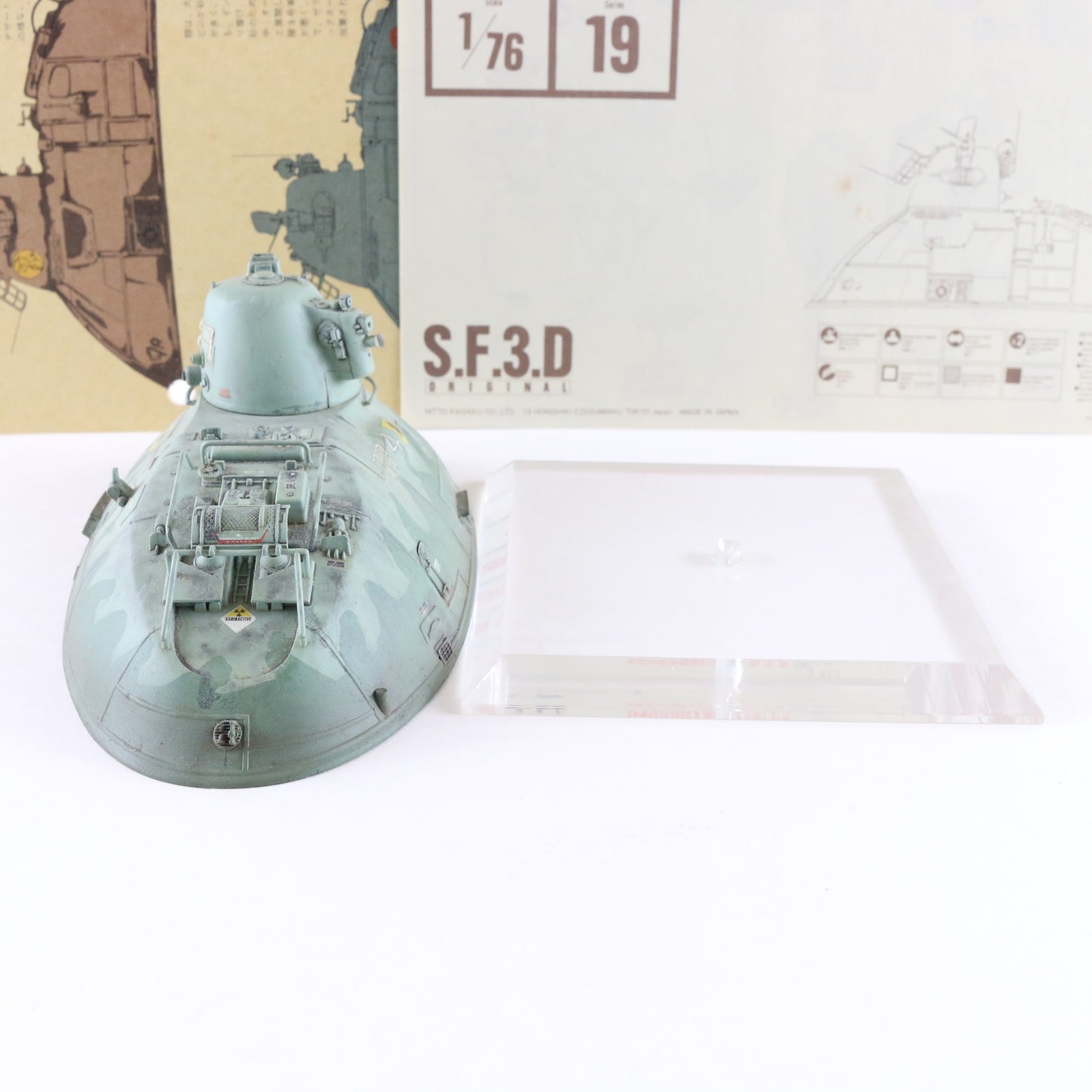 Ma.k Nitto SF3D Nutrocker PKH 103 1a 1/76 Built Painted Maschinen K W/ Stand