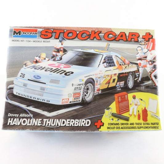 Ford Thunderbird Stock Car Davey Allison Havoline Monogram 1:24 SEALED Kit 2916