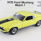 1970 Ford Mustang Mach 1 Fastback Yellow Black Danbury Mint 1:24 Diecast Model