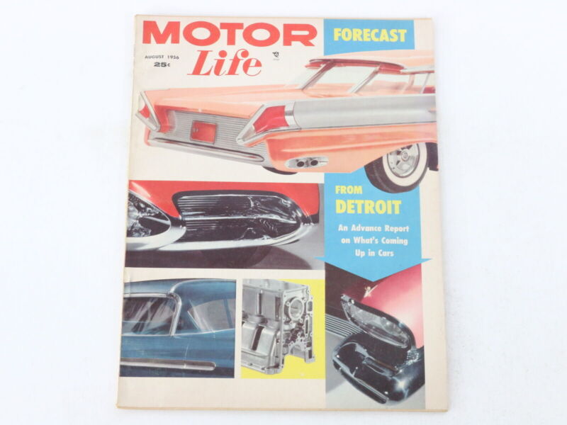 Lot Of 7 Motor Life Magazine: February Mar Apr May June July Aug 1956 25c