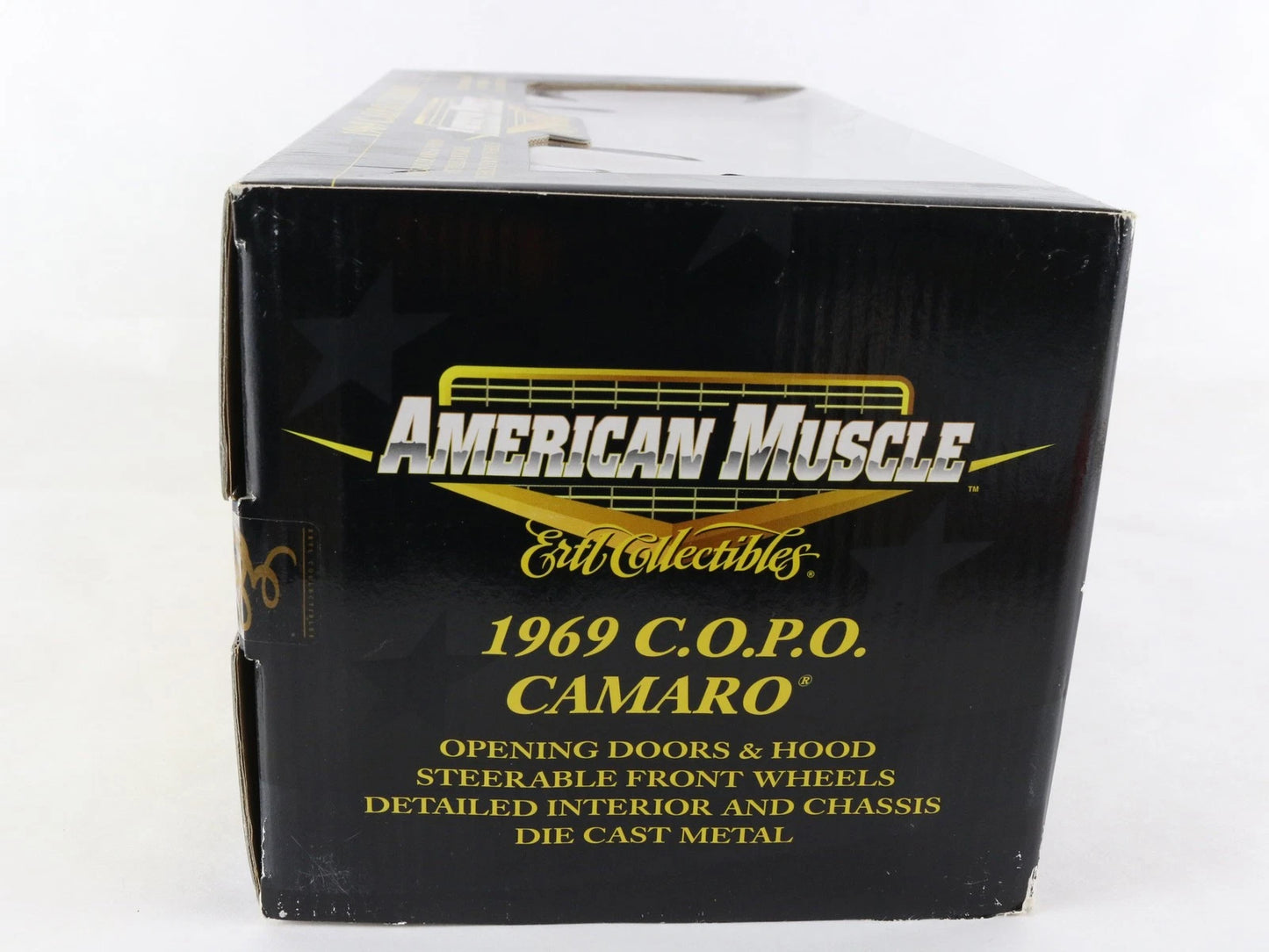 1969 Chevy Camaro COPO Silver American Muscle 10 Year ERTL 1:18 Diecast 36673
