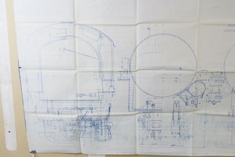 Baldwin Steam Locomotive Works Erecting Nov 19 1934 12269 82.25��� Long Blueprint