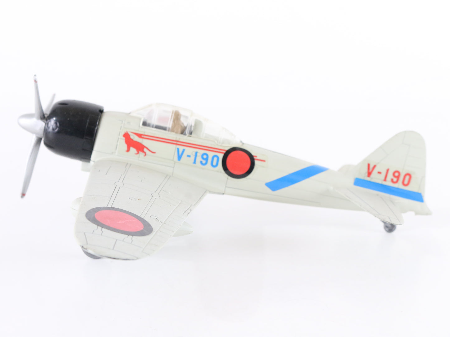 Mitsubishi A6m Zero Military Fighter Plane Toy Mark 7.5"