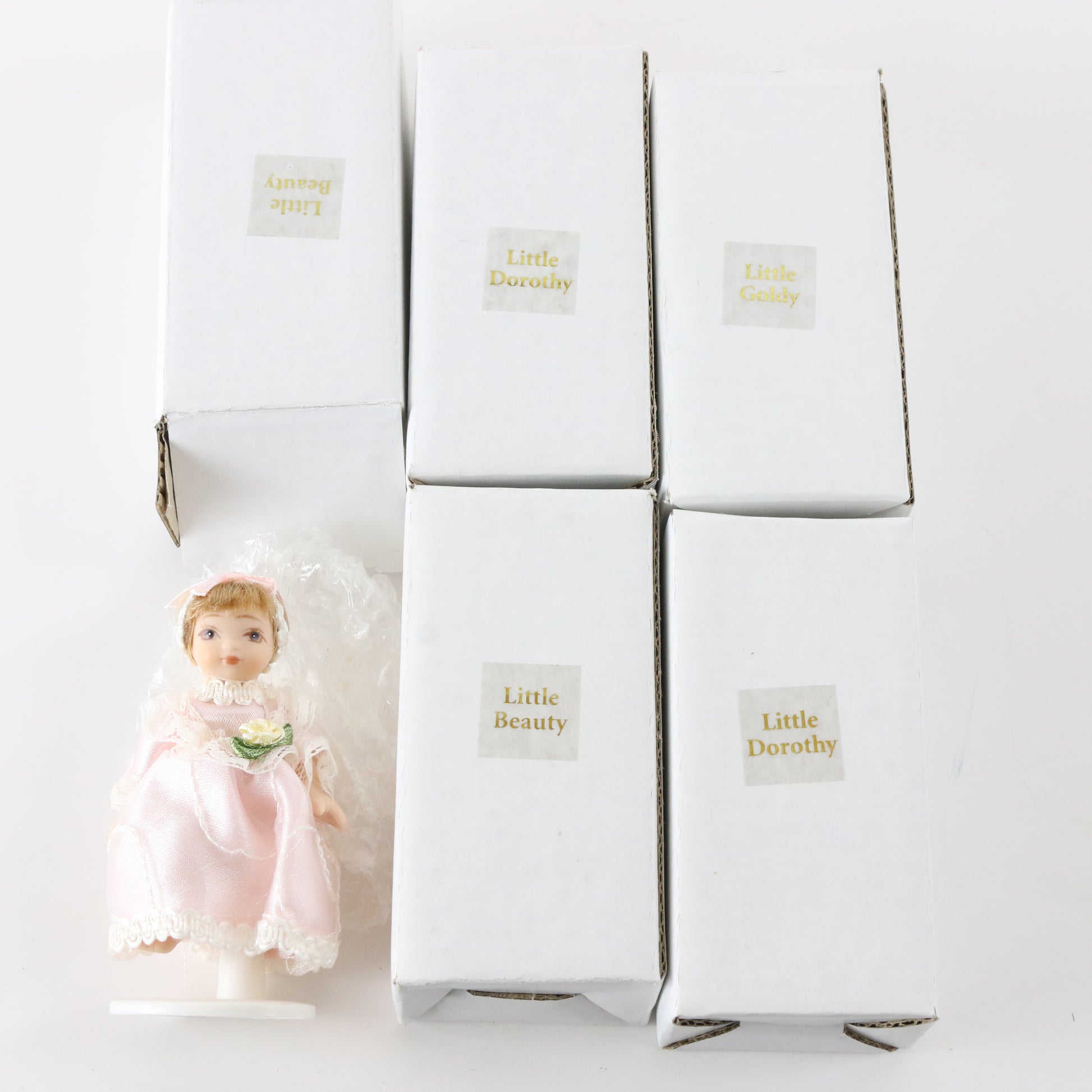 Lot Of 16 Storytime Kids Repunzy Peep Tinker Cindy Beauty & More Porcelain Dolls