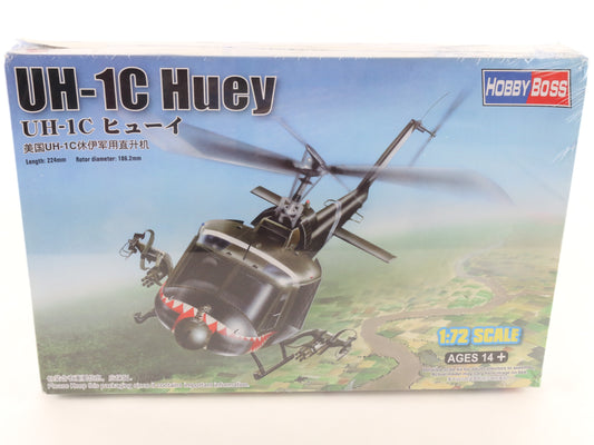 UH-1C Huey Helicopter Bell Hobbyboss 1:72 87229 Sealed Military Kit