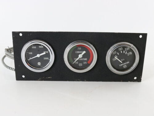 Usg & Stewart Warner Vintage Hot Rod Panel Oil & Convertor Temperature Gauges