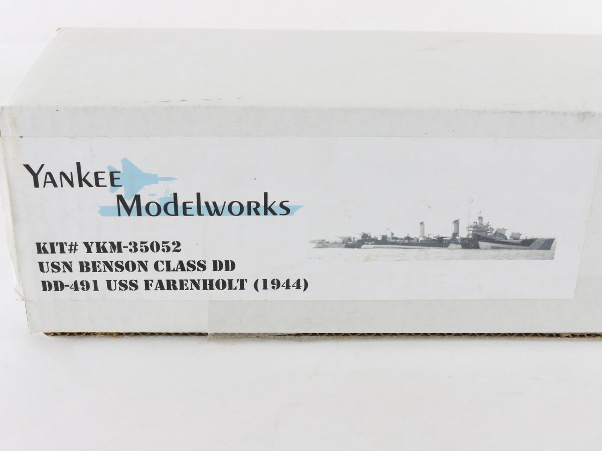 USS Farenholt 1944 USN Benson Class DD Yankee Model 1:350 YKM-35052 Resin Kit