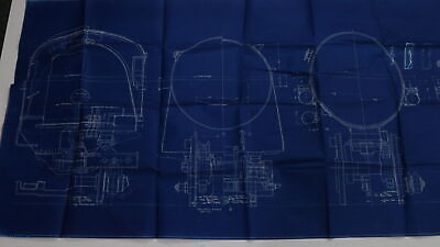 Chesapeake & Ohio C&O T1 Locomotive Elevation Sections Blueprint 1930 122"