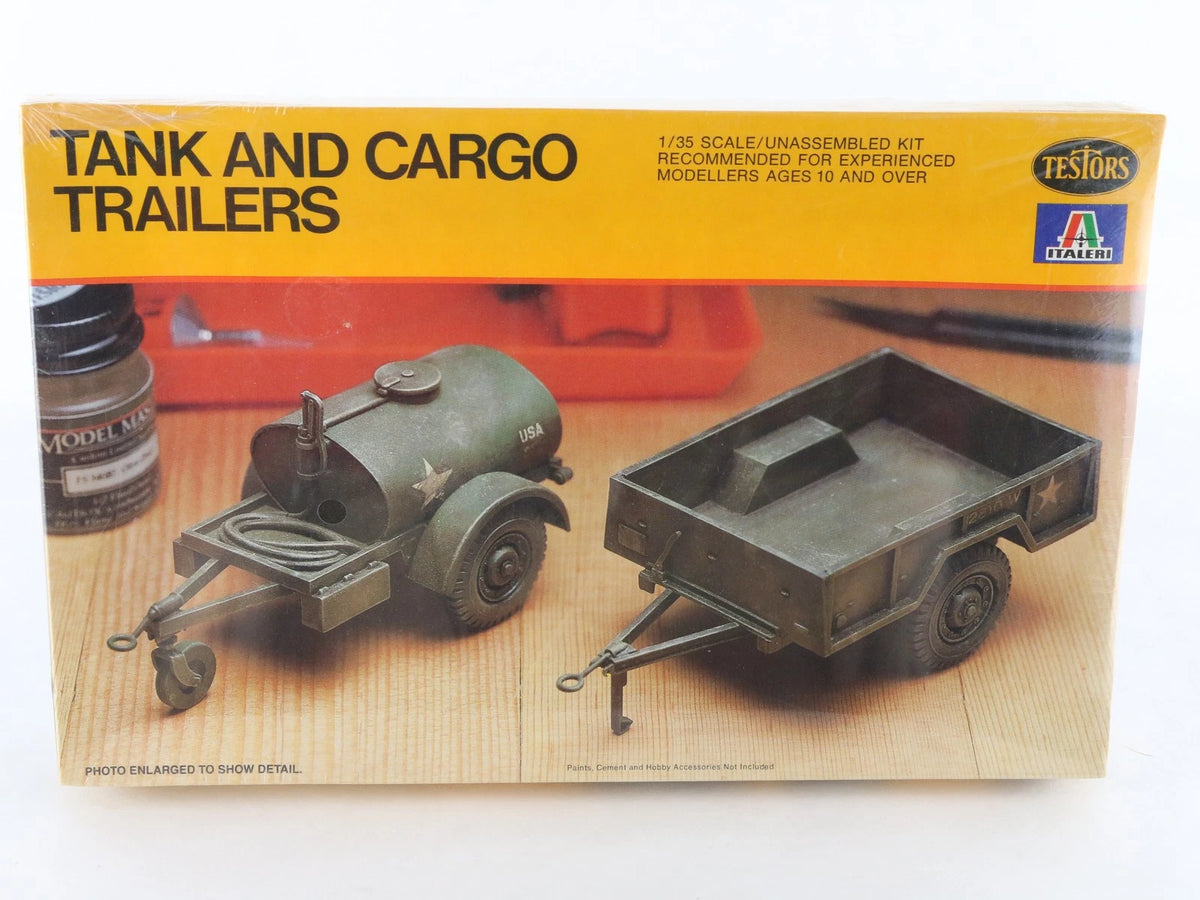 Military Tank & Cargo Trailers Testors Italeri 1:35 816 Sealed Kit