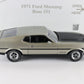 1971 Ford Mustang Boss 351 Fastback Gray Black Danbury Mint 1:24 Diecast Model