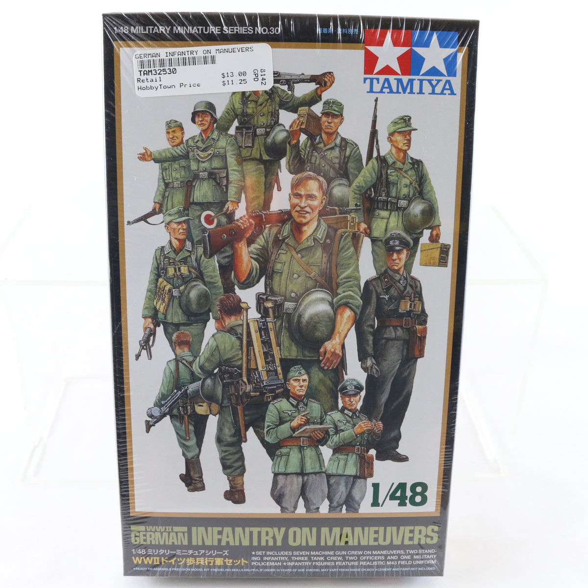 WW2 German Infantry On Maneuvers Military Series 30 Tamiya 1:48 32530 900 Sealed