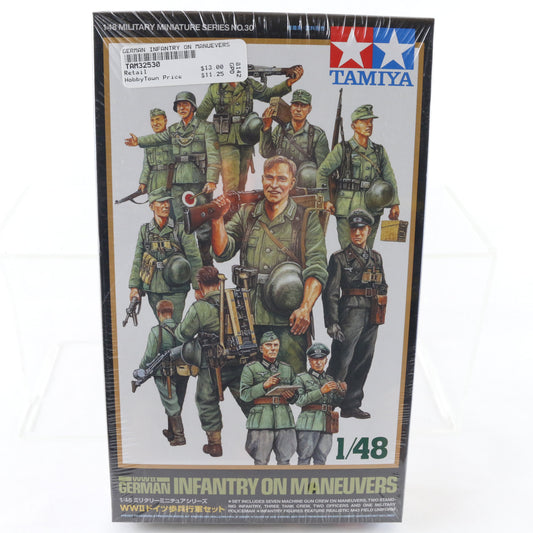 WW2 German Infantry On Maneuvers Military Series 30 Tamiya 1:48 32530 900 Sealed