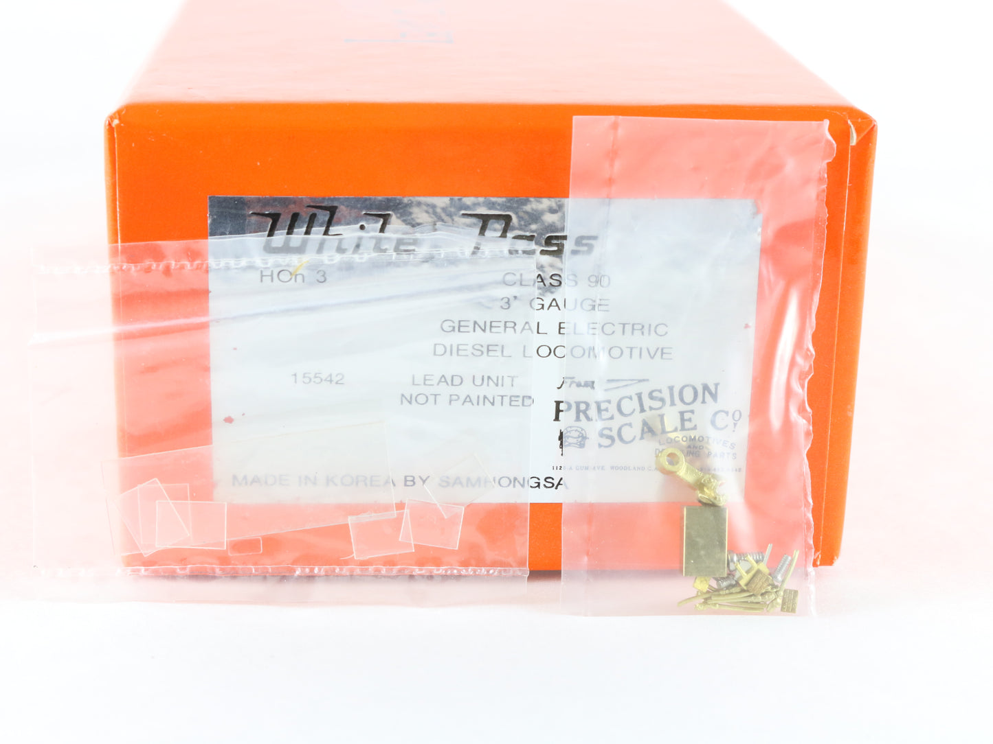 Precision Iron Horse HOn3 15542 White Pass Class 90 GE Brass Diesel Locomotive