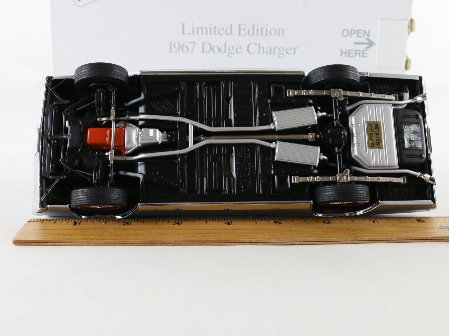 1967 Dodge Charger Limited Silver Danbury Mint 1:24 Diecast Model #1410/5000