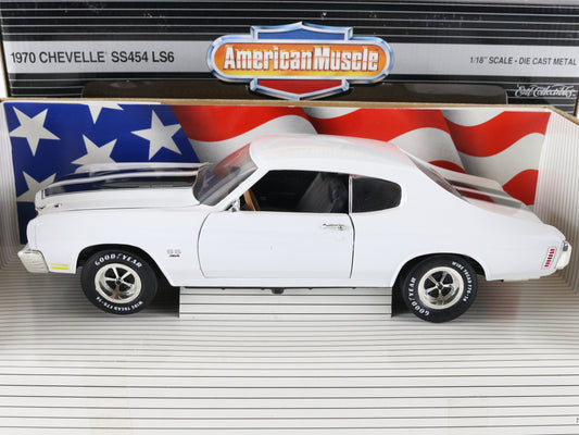ERTL American Muscle 1:18 1970 Chevelle SS 454 LS6 White LE 1 Of 1500 7871