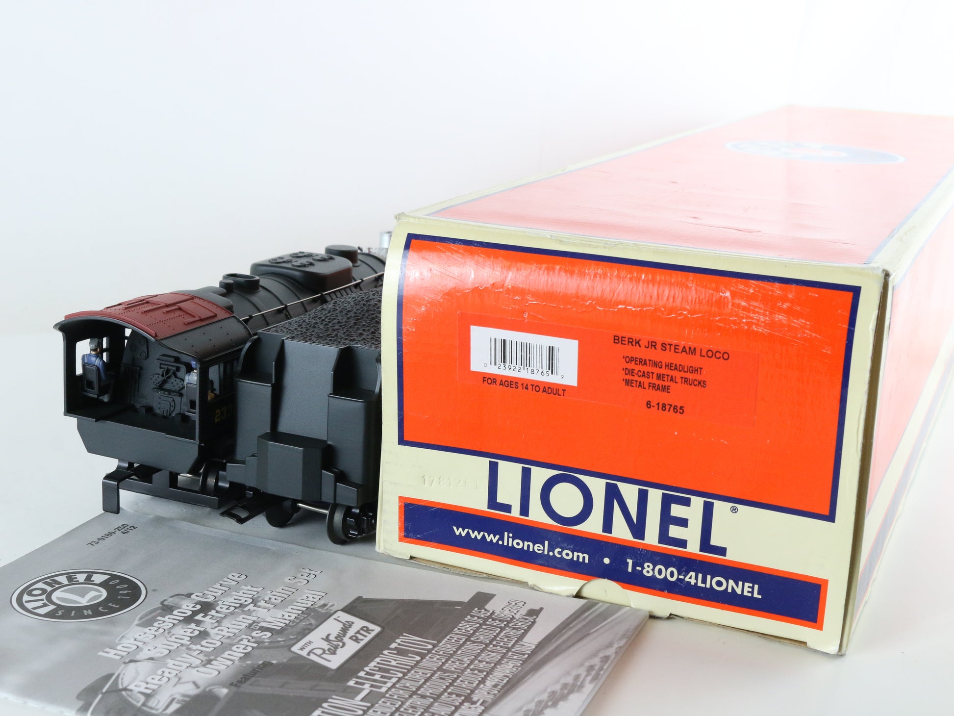 Lionel O 6-18765 Pennsylvania PRR 2331 Berkshire Jr Steam Loco & Tender