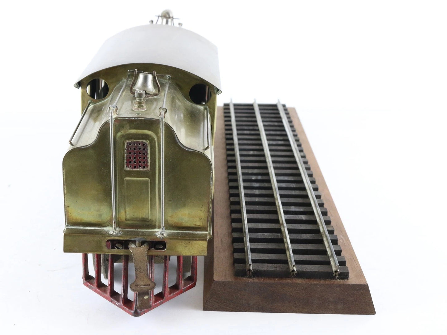 Lionel Prewar Standard Gauge 54 Electric Brass Locomotive Train Car W/ Track