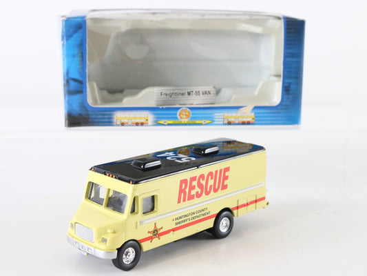 Freightliner MT-55 Sheriff Rescue Van Tins Toys 1:100