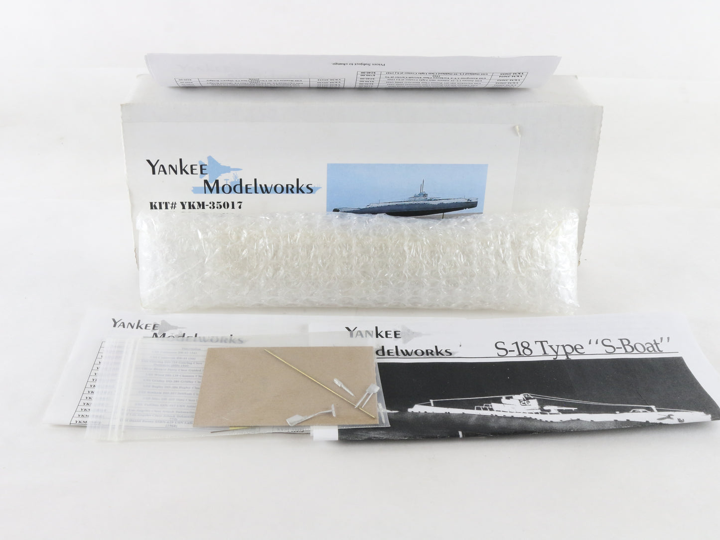 USN S-Boat Class SS Yankee Modelworks 1:350 YKM-35017 Resin Kit