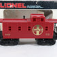 Santa Fe 6430 Red & Gold Plastic Caboose Lionel Postwar O 6-6430