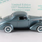 1937 Studebaker Dictator Coupe Blue Danbury Mint 1:24 Diecast Model 1959/5000
