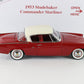 1953 Studebaker Commander Starliner Hardtop Red White Danbury Mint 1:24 Diecast