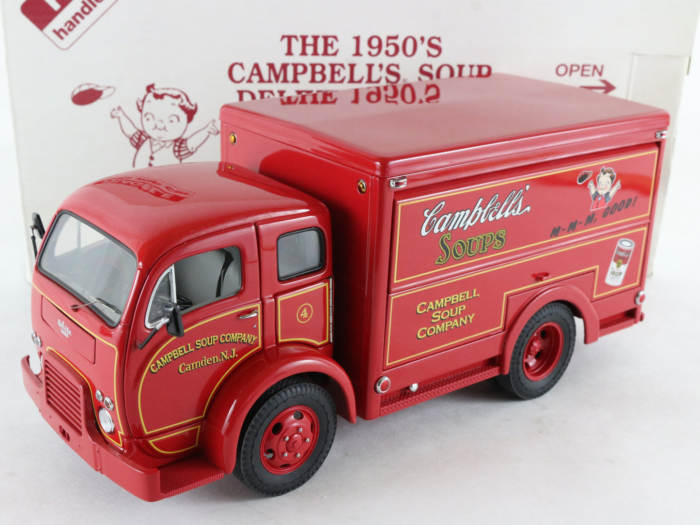 1950s White 3000 Campbells Soup Delivery Truck Red Danbury Mint 1:24 Diecast
