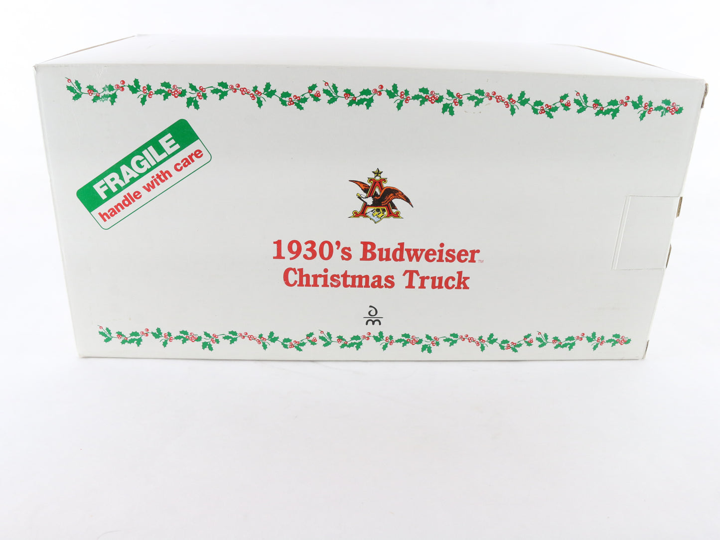 1930s Budweiser Christmas Delivery Truck Red Danbury Mint 1:24 Diecast Model