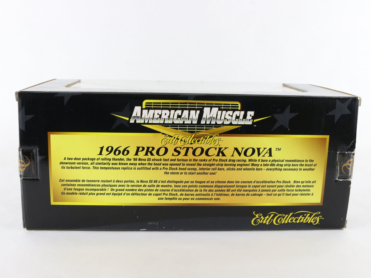 1966 Chevy Nova Pro Stock Shiny Brown American Muscle ERTL 1:18 36673 Model Car