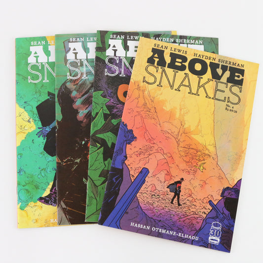 Lot Of 4 Above Snakes Issues #1-4 Image Lewis Sherman NM Unread Comics