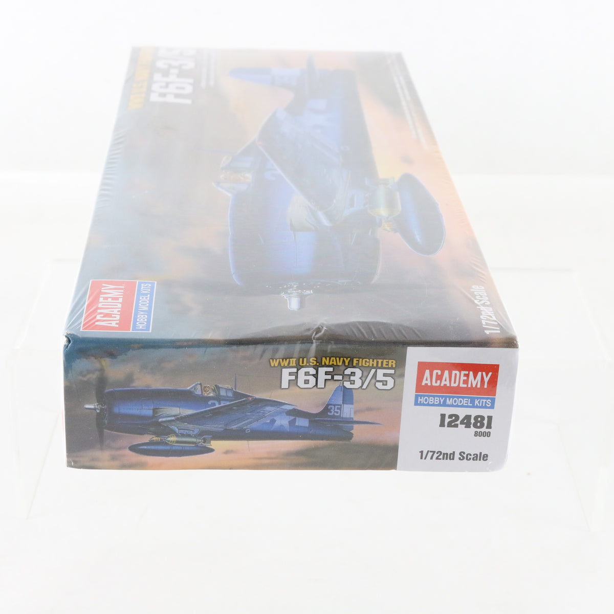 F6F-3 F6F-5 WW2 US Navy Fighter Plane Academy 1:72 Model Aircraft Kit 12481