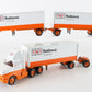 1993 TNT Reddaway Semi Truck & Trailers Triples Winross Metal Model 1:64